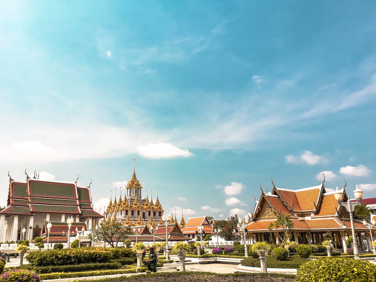 Morning alms to monks